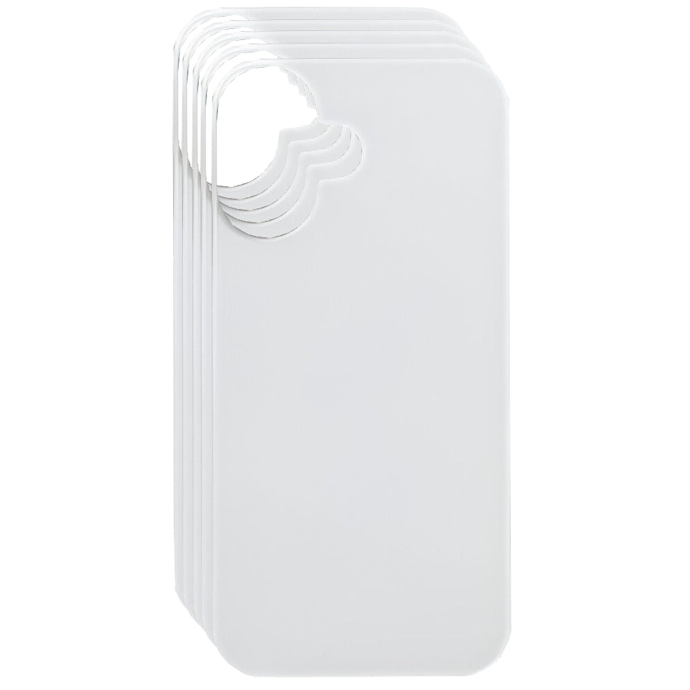 Pack of 5 x Spare Inserts for iPhone 16 Sublimation Phone Cases