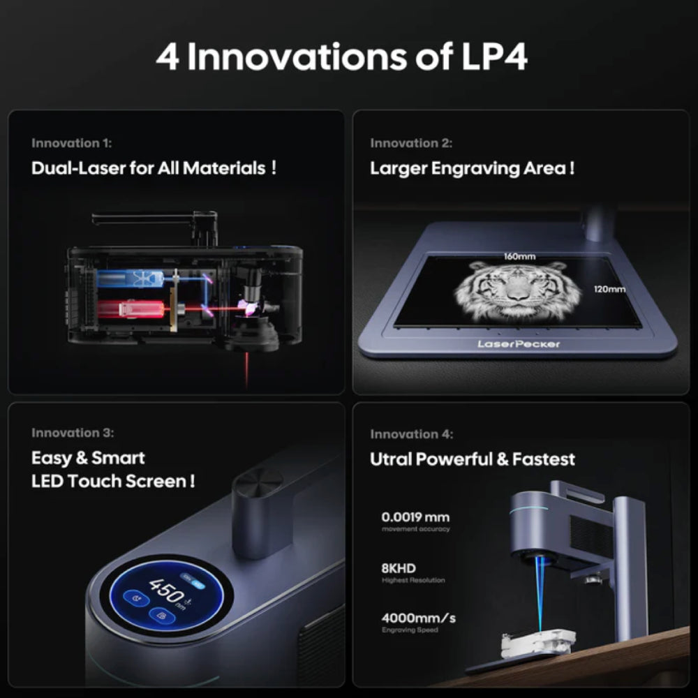 Matériel - Machine de découpe/gravure laser CO2 50 W avec purificateur de fumée (ex-démo)