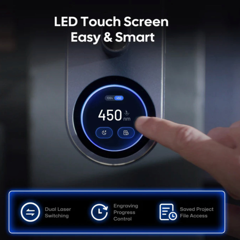 Matériel - Machine de découpe/gravure laser CO2 50 W avec purificateur de fumée (ex-démo)