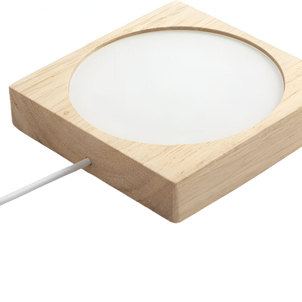 Sublimation LED Light Base with GLASS INSERT