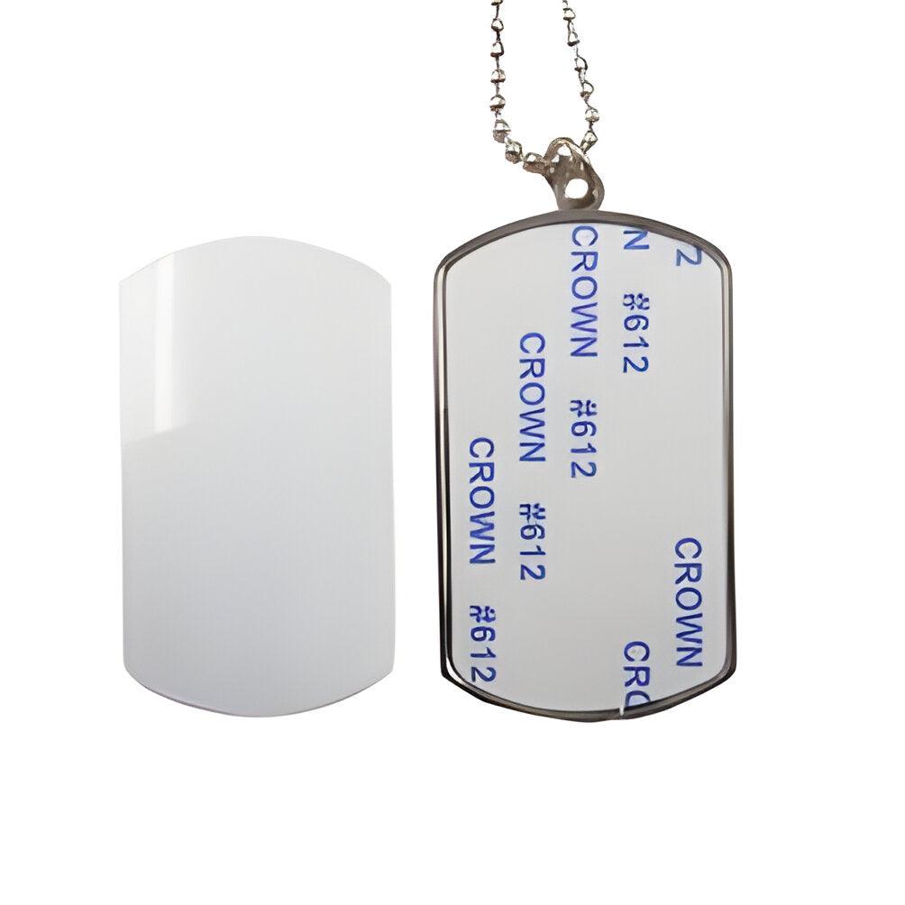 Dog Tag - Large Oblong Pendant with Insert - Longforte Trading Ltd