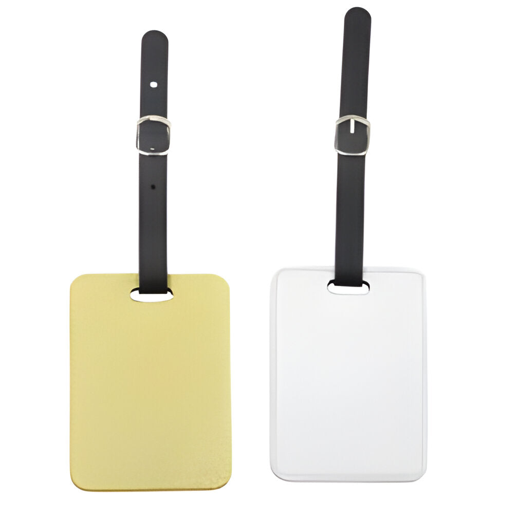 10 x PU Glitter Luggage Tags - Gold - Longforte Trading Ltd