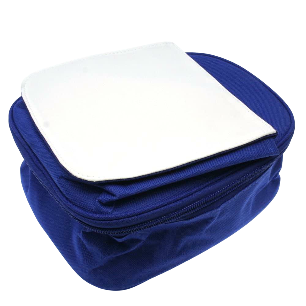 Sublimation Lunch Bag for Kids with Printable Velcro Panel – Blue