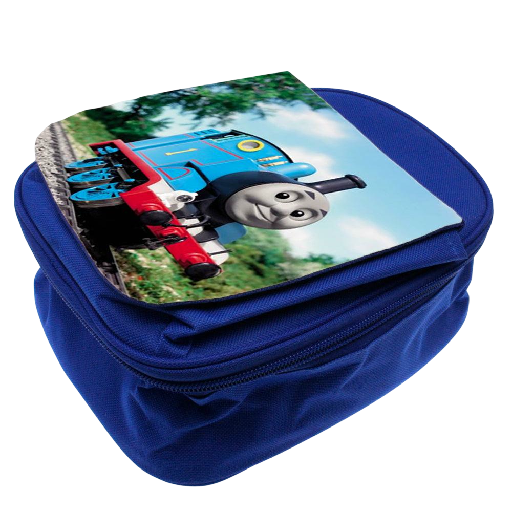 Sublimation Lunch Bag for Kids with Printable Velcro Panel – Blue