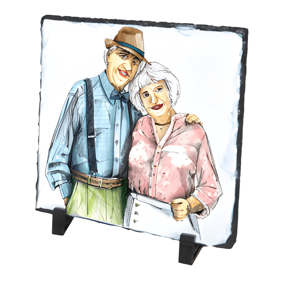 Photo Slate - MATT Finish - 20cm x 20cm - SQUARE