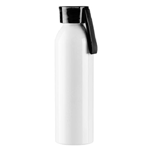 CARTON COMPLET - 50 x Bouteilles d'eau en aluminium MAVERICK - 650 ml - NOIR