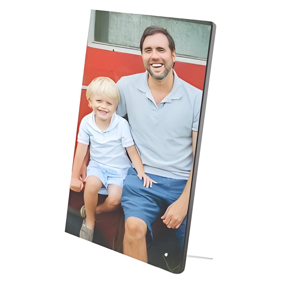 Photo Frame/ Panel - MDF Photo Panel with Metal Stand - 8" x 10"