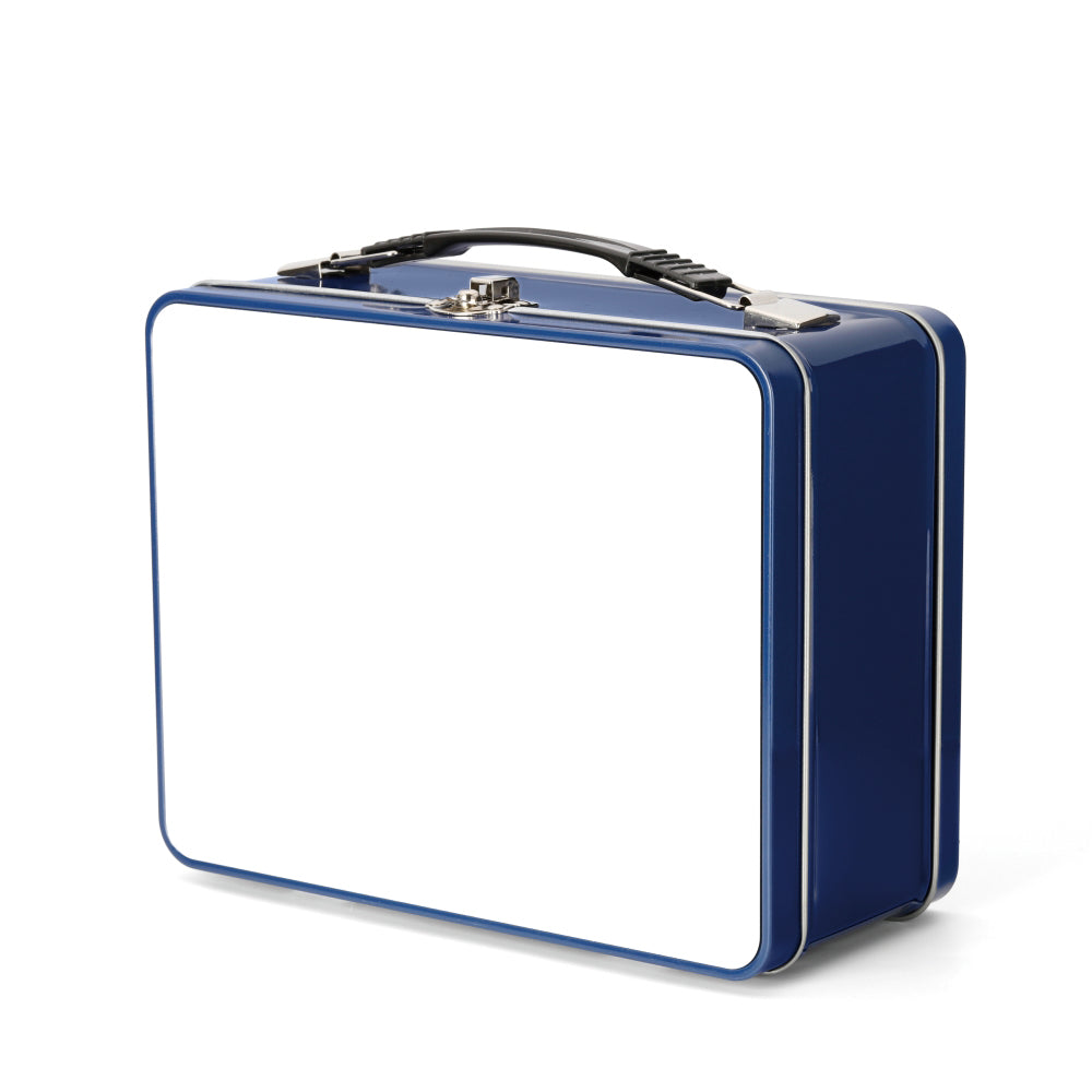 Sublimation Plastic Lunch Box With Premium Metal Insert BLUE