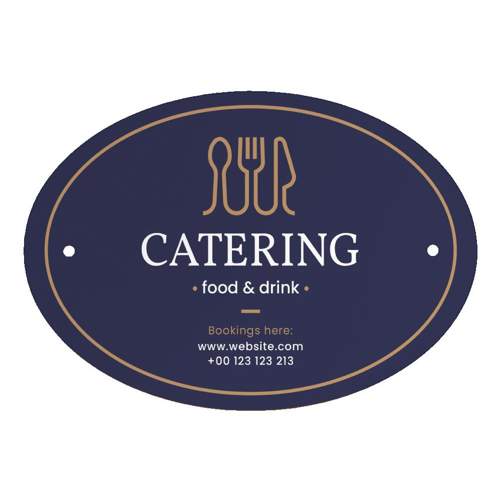 Sublimation Metal Oval Sign – White Aluminium – 127 x 89 mm (Pack of 5)