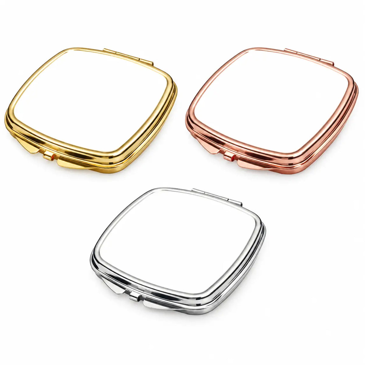 Sublimation Compact Mirrors - Curved Square
