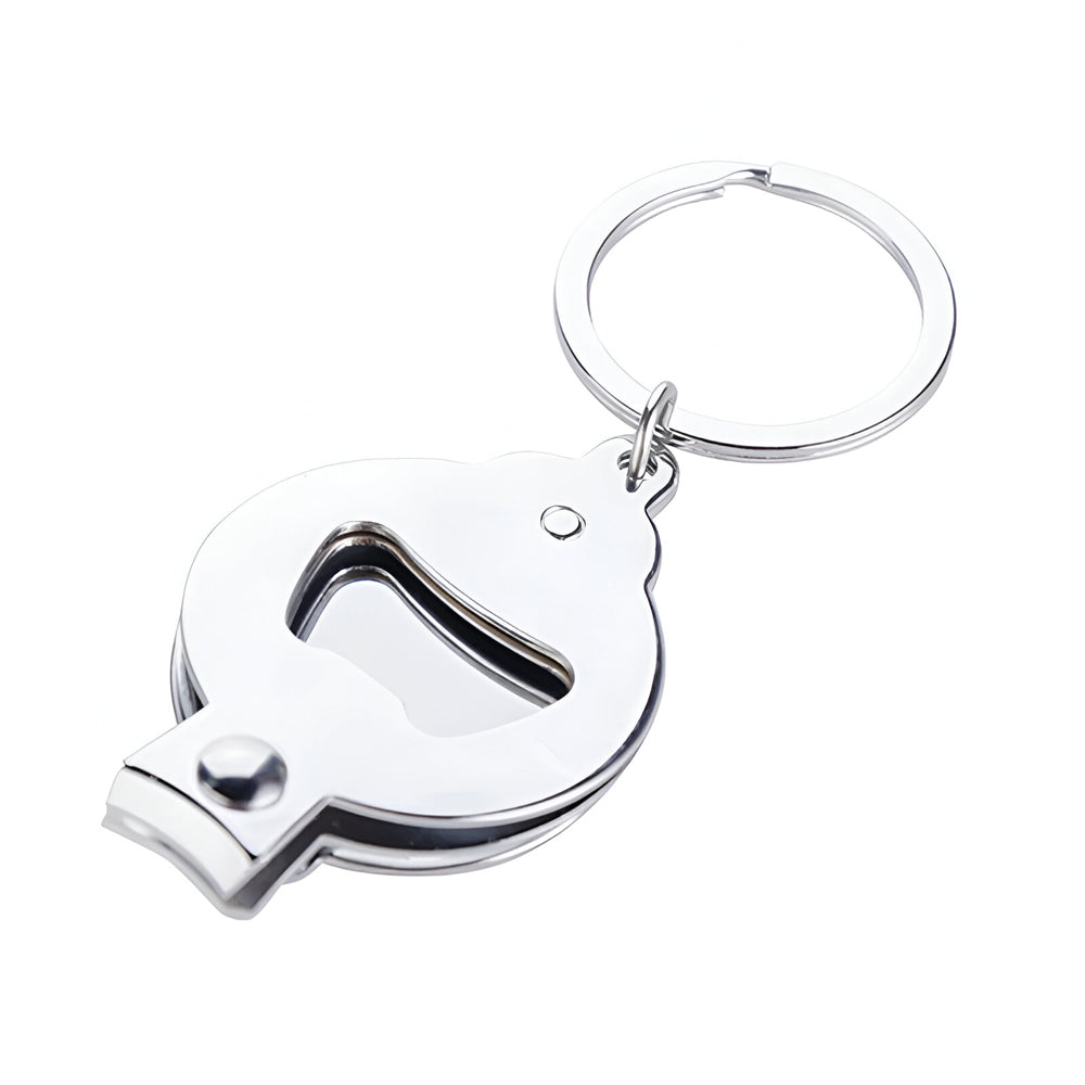 Sublimation Metal Keyring - Nail Clipper / Bottle Opener