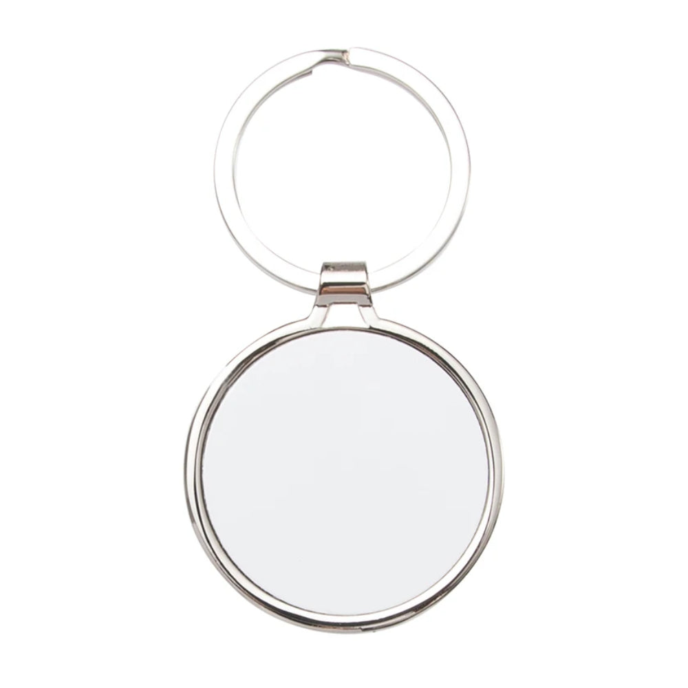 Sublimation Metal Keyring - Slim Round
