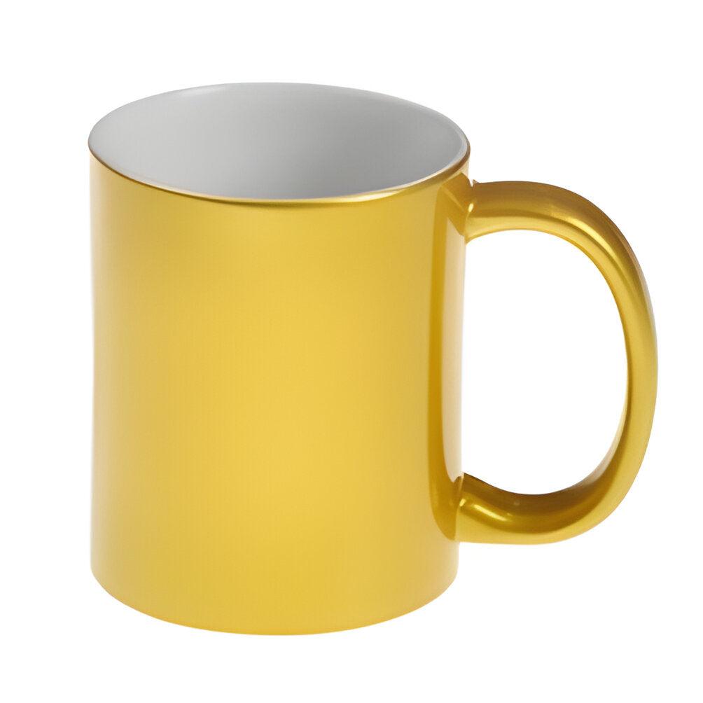 Mugs - 11oz Sparkling Gold Durham Mugs