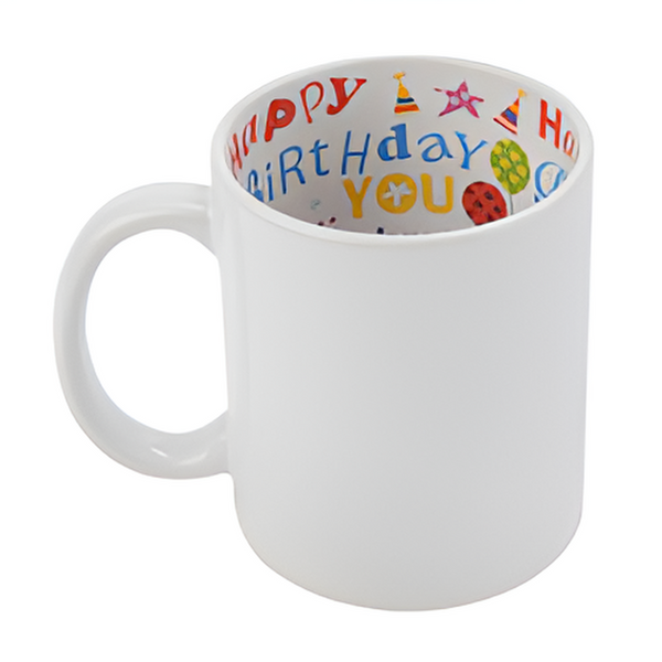 Mugs - Inner Printed Sublimation Mugs - Happy Birthday - Longforte Trading Ltd