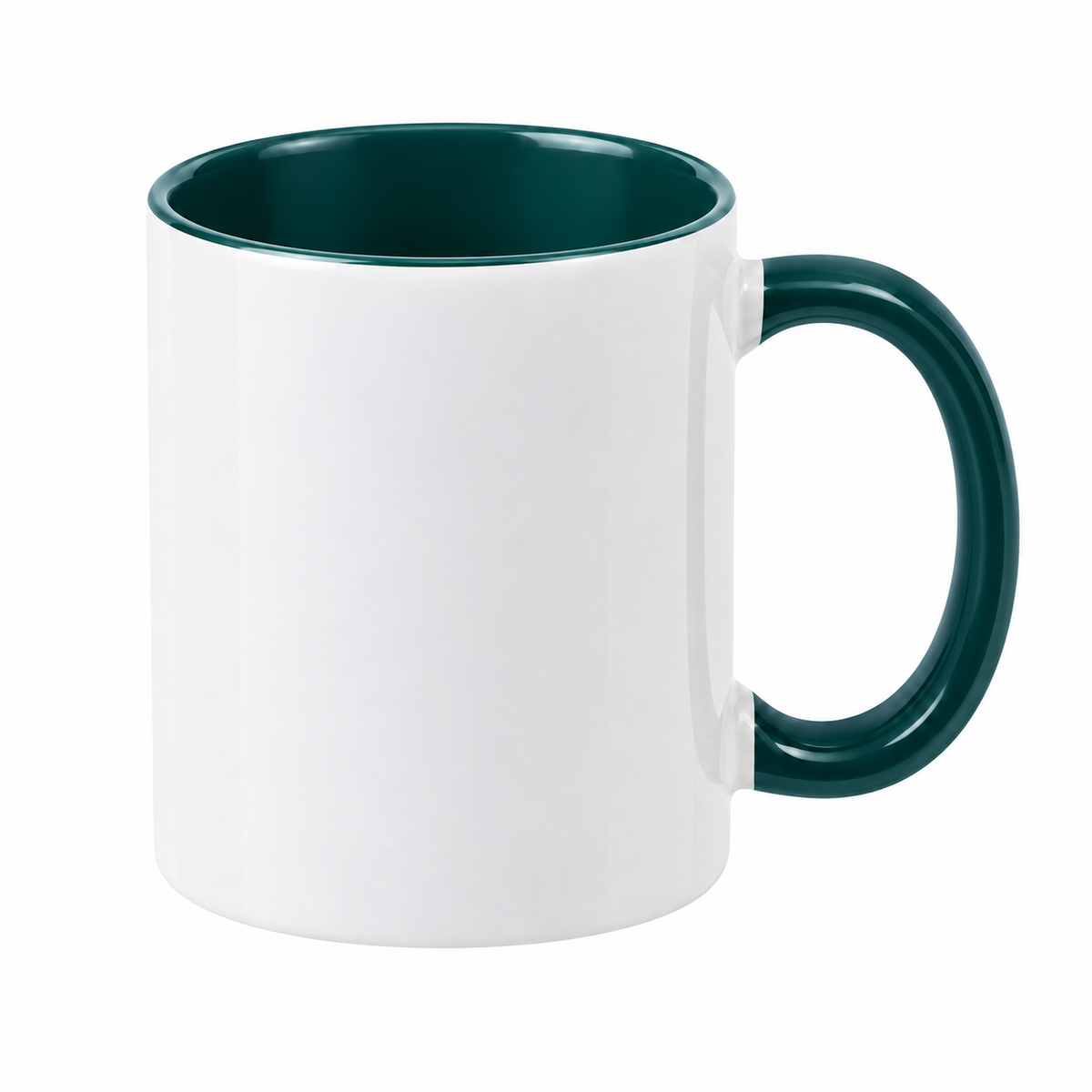 11oz Sublimation Mugs with Coloured Inner & Handle
