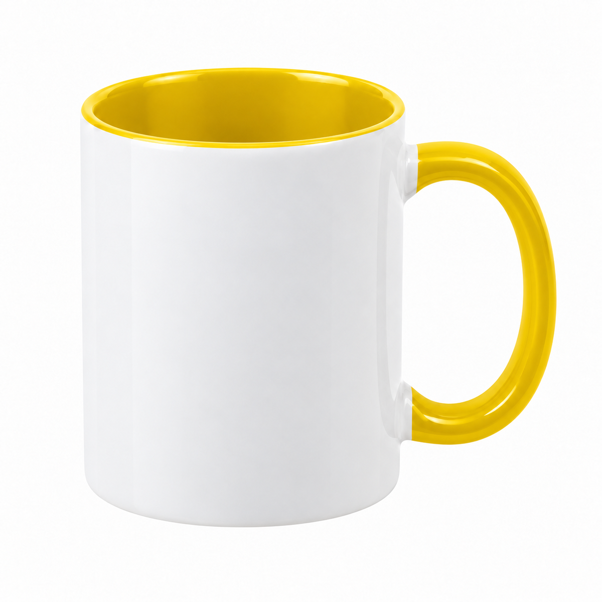 11oz Sublimation Mugs with Coloured Inner & Handle