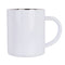 Mugs - Metal & Enamel Mugs - WHITE 300ml Steel Mug - Longforte Trading Ltd