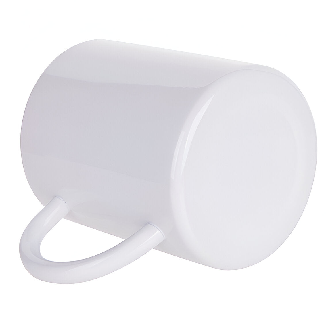 Mugs - Metal & Enamel Mugs - WHITE 300ml Steel Mug - Longforte Trading Ltd