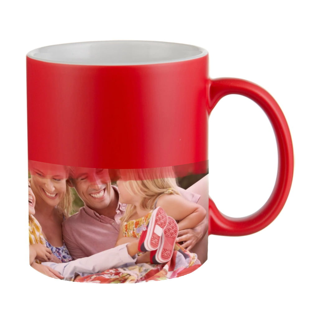 Mugs - 11oz - 48 x Colour Changing Mugs - Red