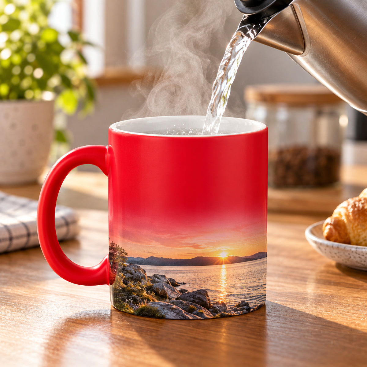 11oz Sublimation Colour-Changing Mugs - Red - Pack of 48