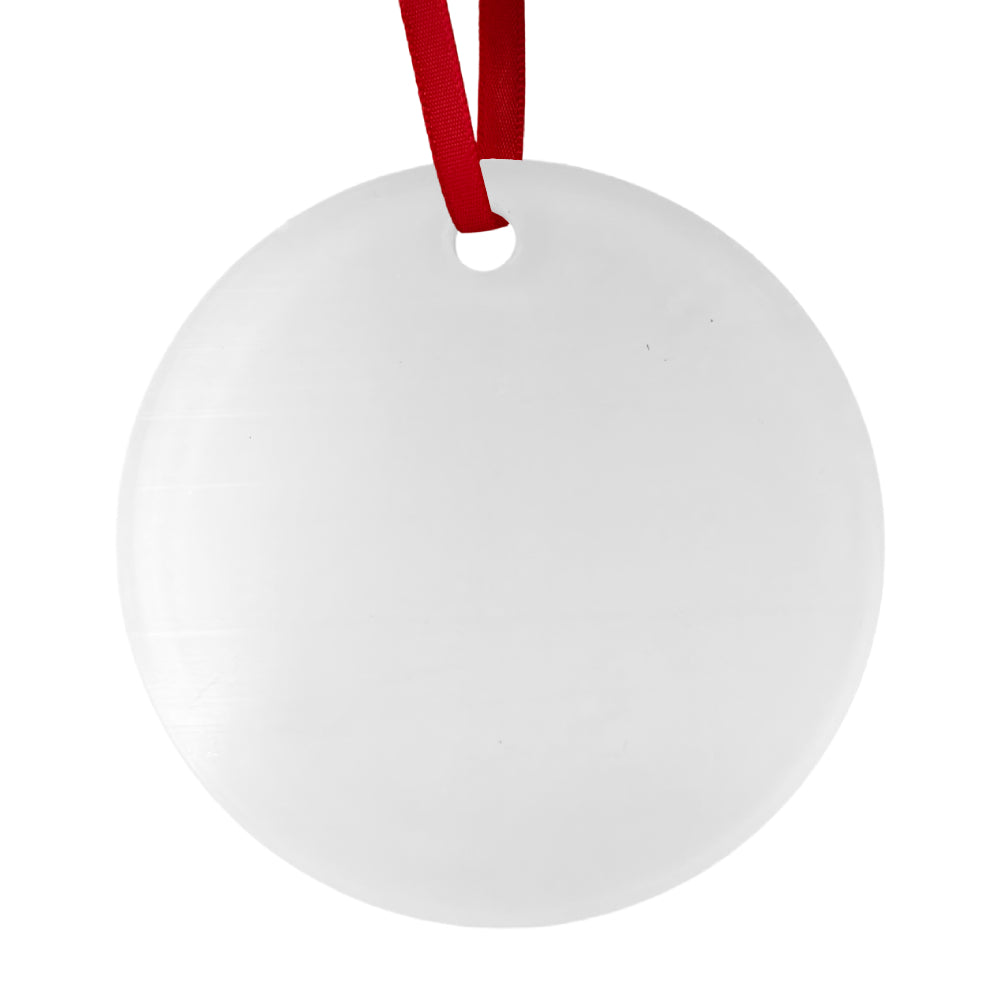 Sublimation Ornament - 10 x ACRYLIC - ROUND - 7.5cm