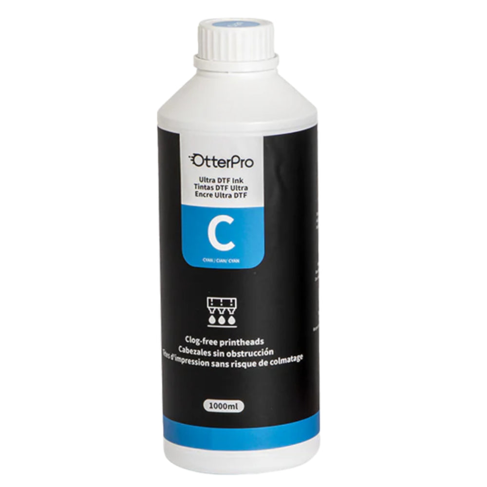 OtterPro Ultra DTF Ink - 1000ml - Cyan
