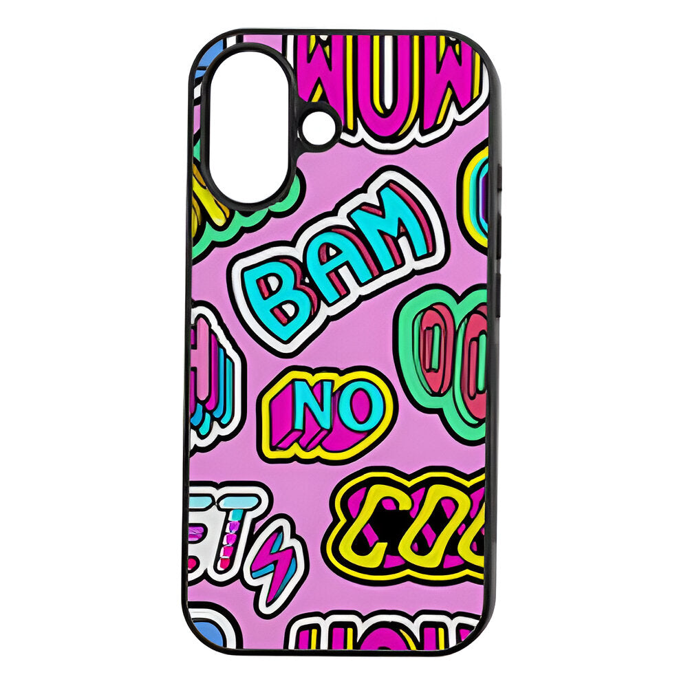 Handyhülle - Kunststoff - iPhone 15 - Schwarz