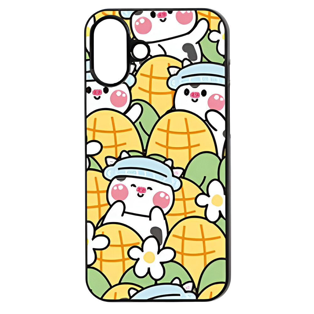 Coque de téléphone - Plastique - iPhone 15 - Noir