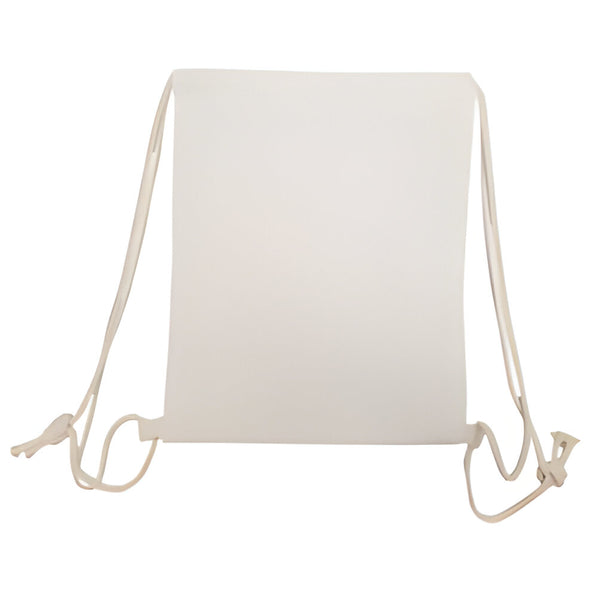 Bags - Drawstring - Plain Coloured Strings - Linen Style - 30cm x 40cm - Longforte Trading Ltd