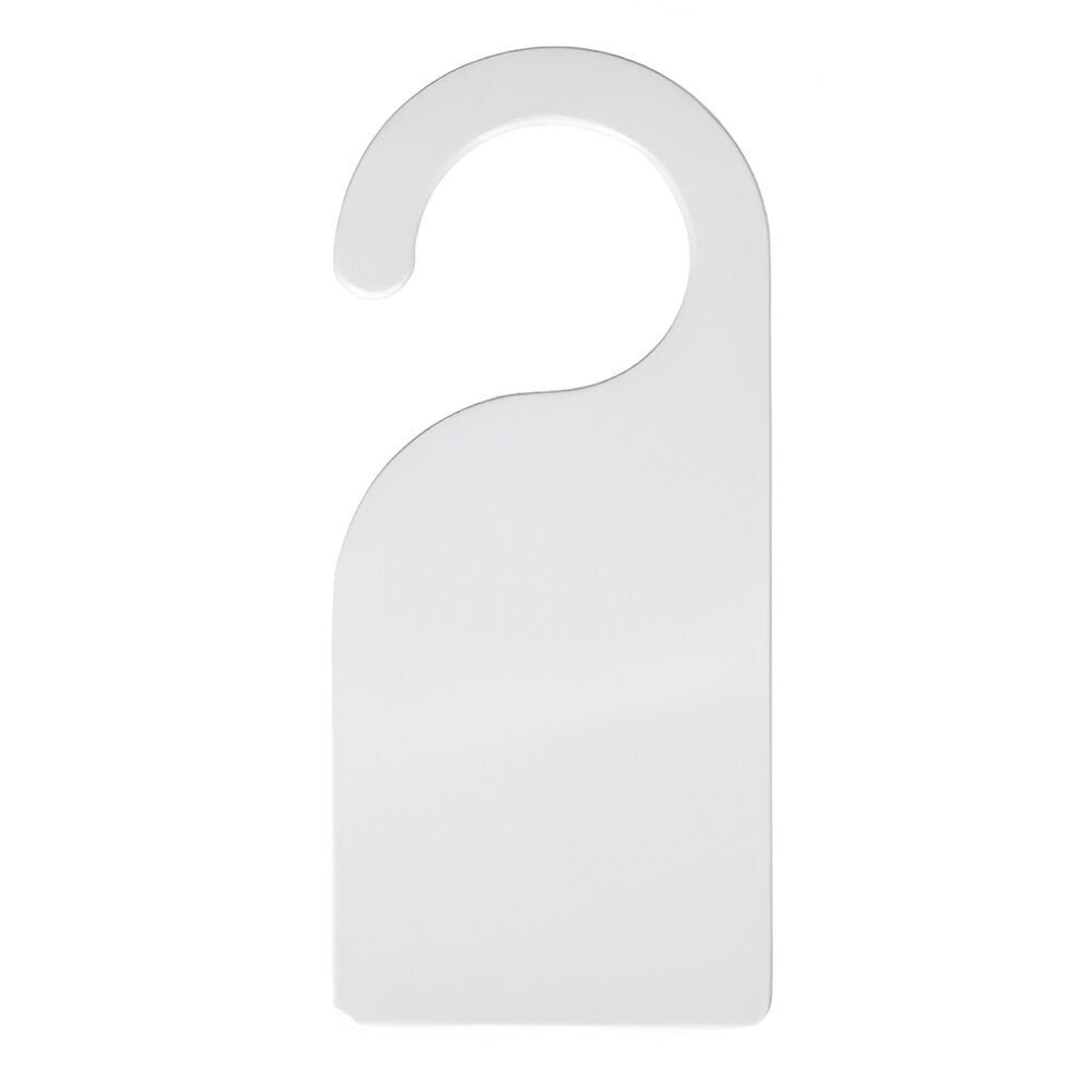 Door Hanger - POLYMER - Double Sided - 4" x 9" - Longforte Trading Ltd
