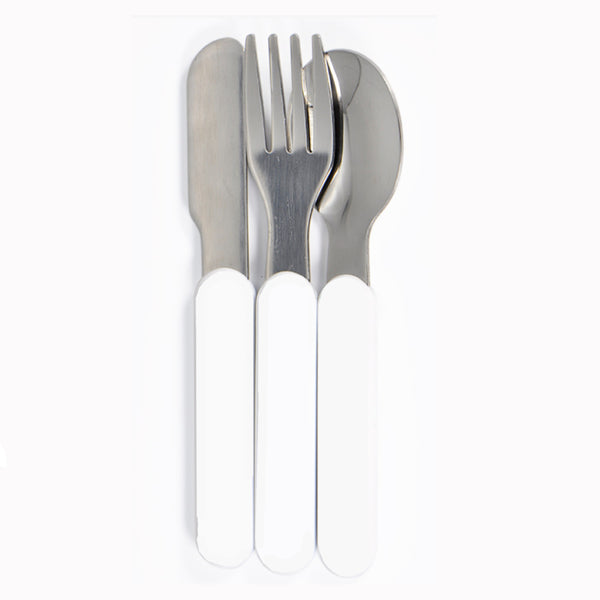 Polymer - Kids Cutlery Set - STEEL HEAD