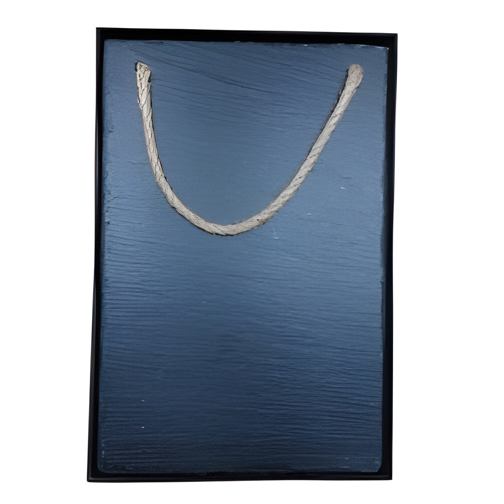 Black Slate - Engravable - HANGING MEMO Board 20cm x 30cm in GIFTBOX - Longforte Trading Ltd