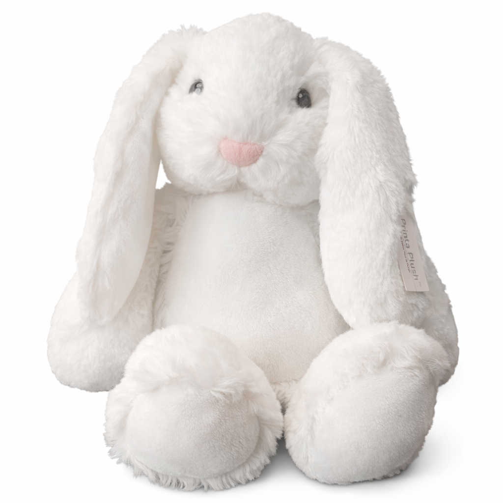 Peluches - Ours en peluche crème avec t-shirt imprimable