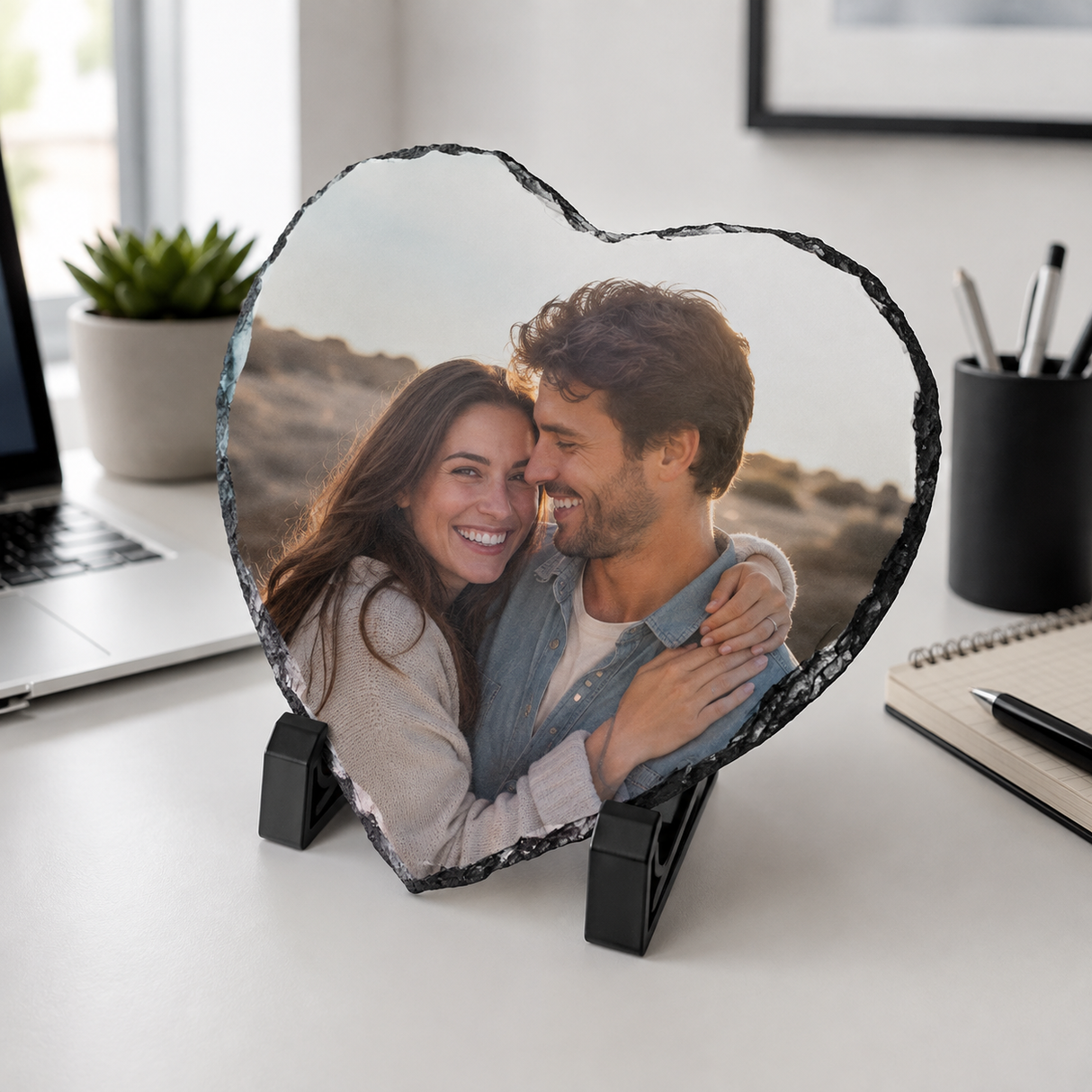 Fototafel – Hochglanzoberfläche – 15 cm x 15 cm – KLEINES HERZ
