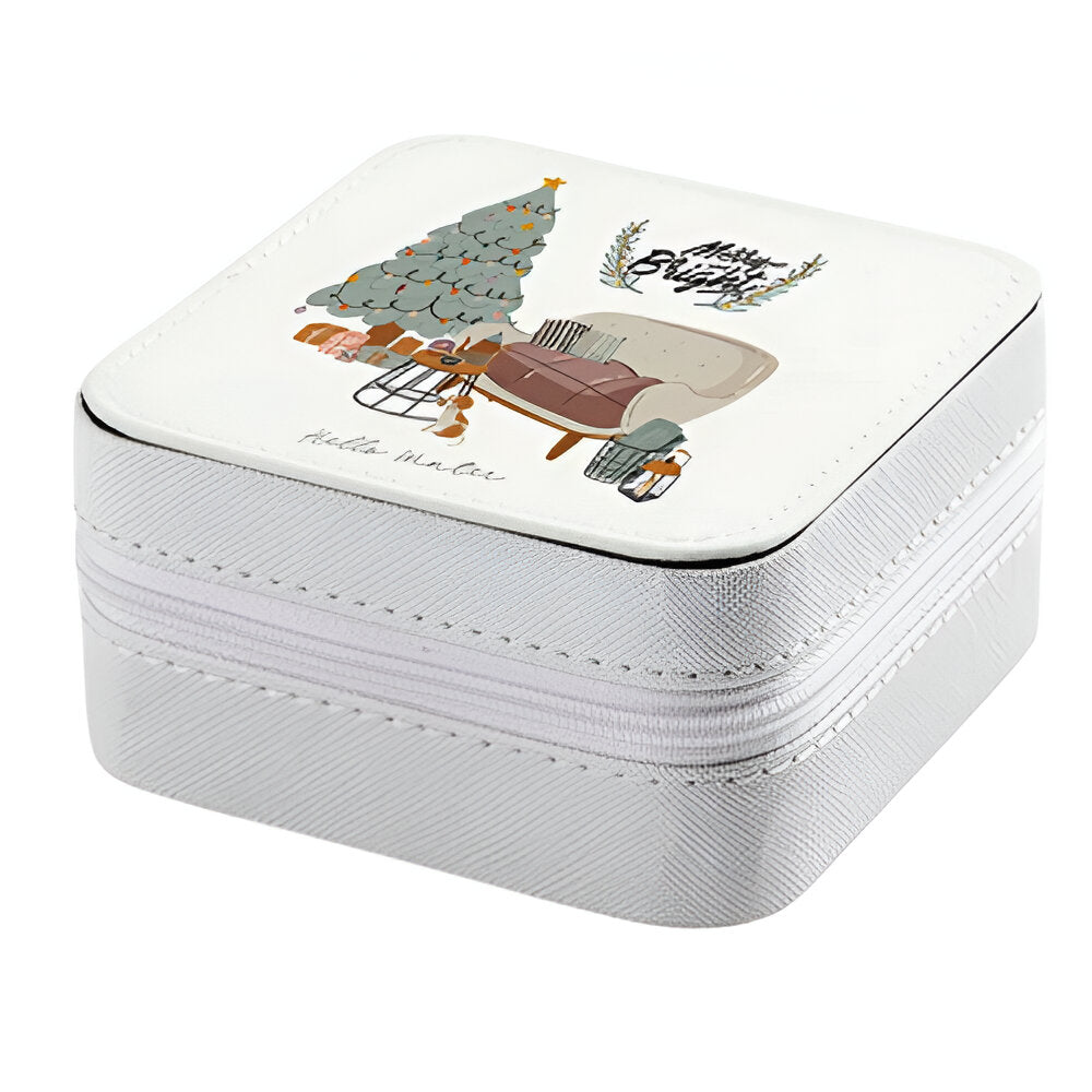 MDF – Schmuckschatulle – 12,8 cm x 12,8 cm x 7,5 cm