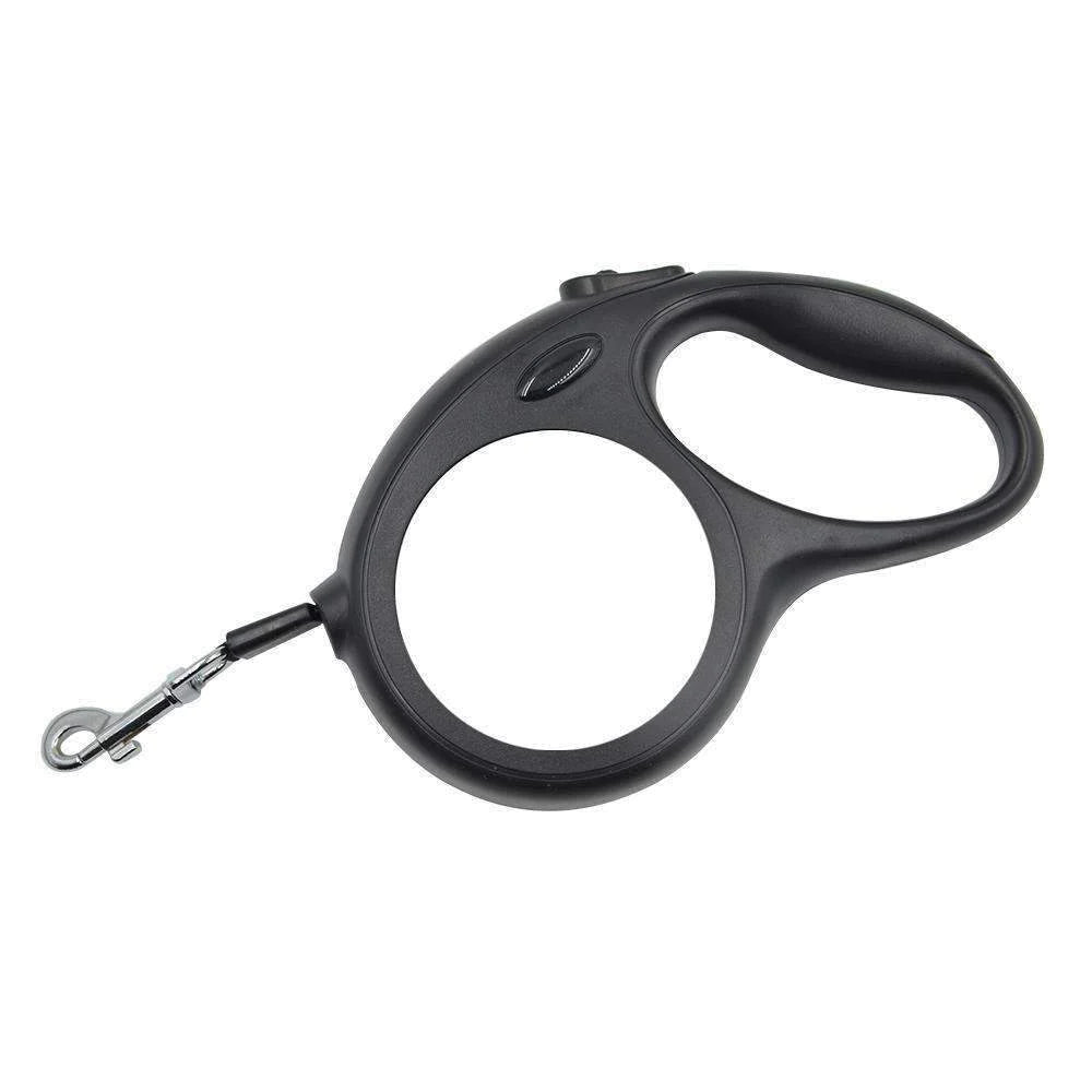 Haustierprodukte - Einziehbare Haustierleine mit Sublimationsdruck, 5 m, Schwarz