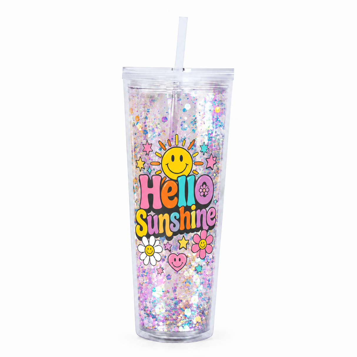 24oz Snowglobe Tumbler - Double Wall - For UV DTF & Vinyl