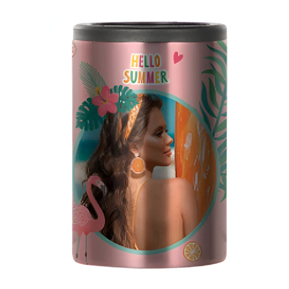 Refroidisseur de canettes en acier inoxydable - ARGENT - 11oz / 330ml