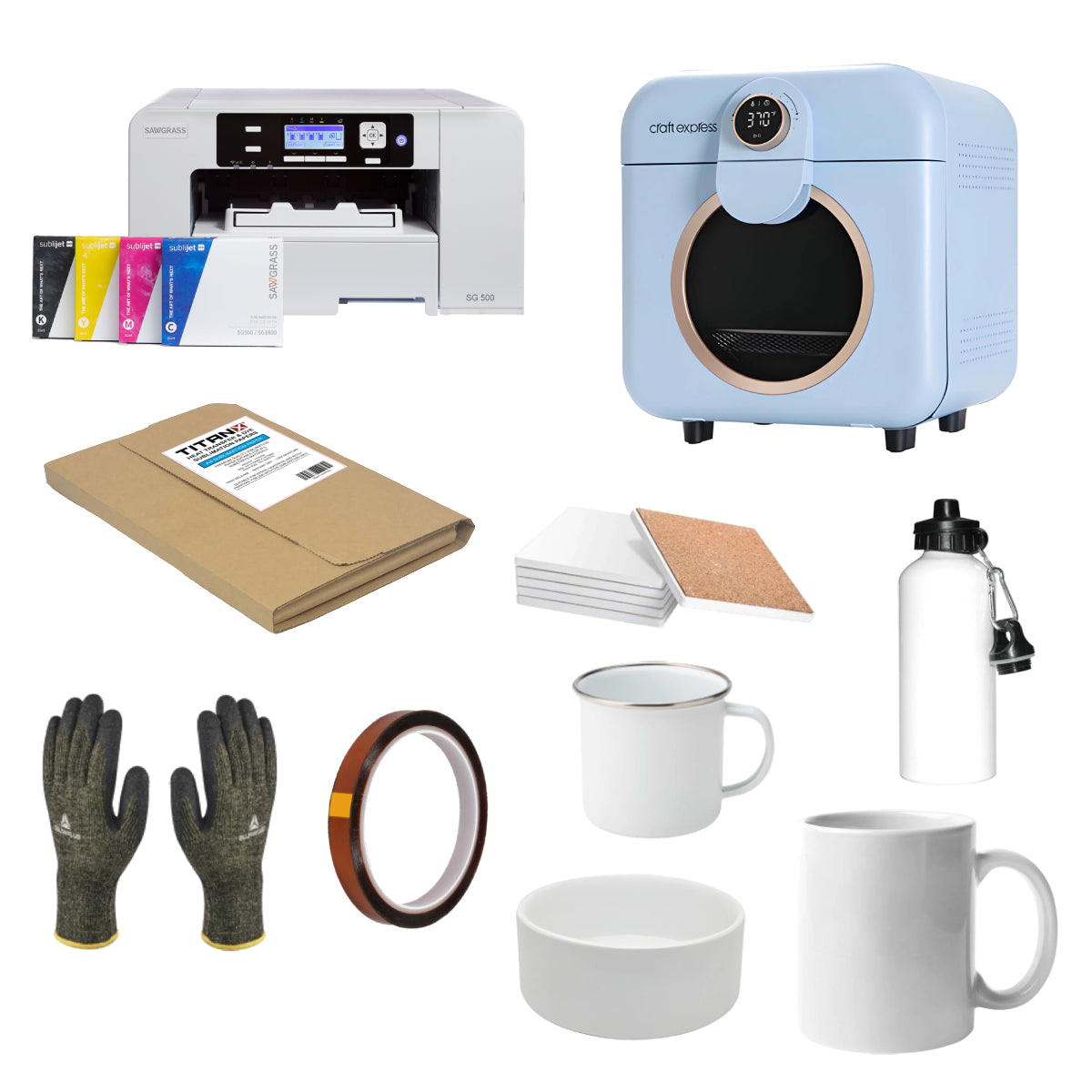 Sawgrass SG500 Printer & 12L Sublimation Oven Starter Kit