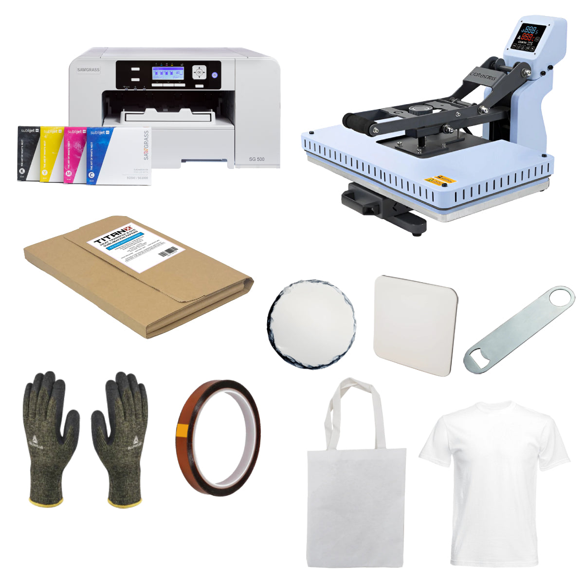 Matériel - Kits de démarrage - Kit de démarrage pour l'impression de tasses automatiques Sawgrass