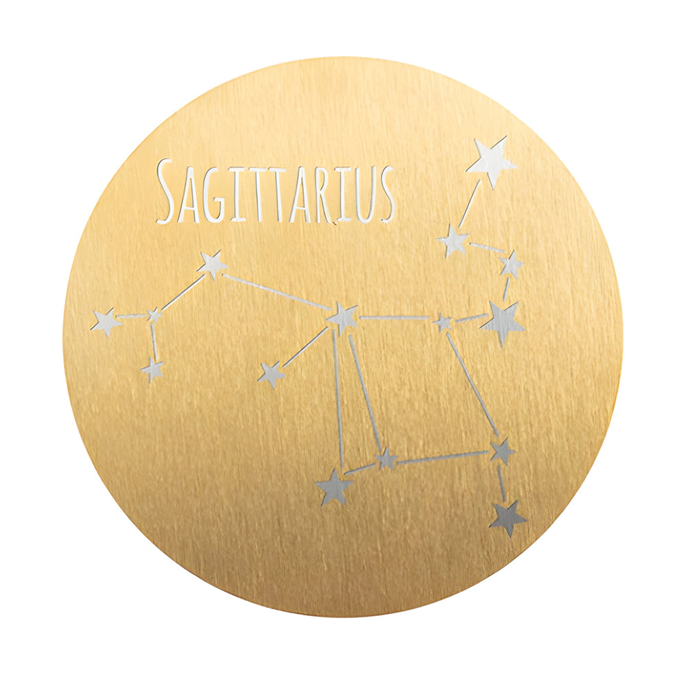 Engravables - 10 x STAINLESS STEEL Coasters - ROUND - 10cm - GOLD - Longforte Trading Ltd