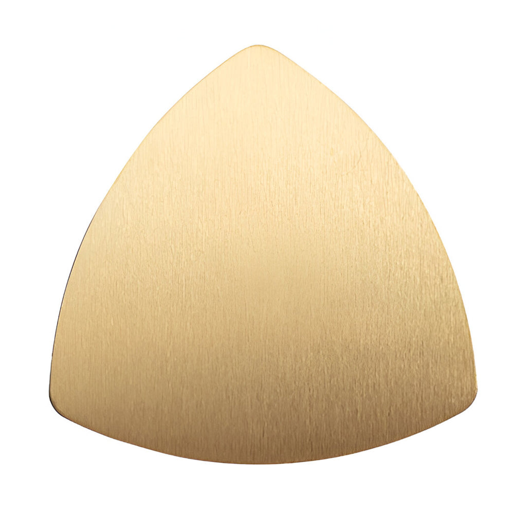 Engravables - 10 x STAINLESS STEEL Coasters - TRIANGLE - 10cm - GOLD - Longforte Trading Ltd