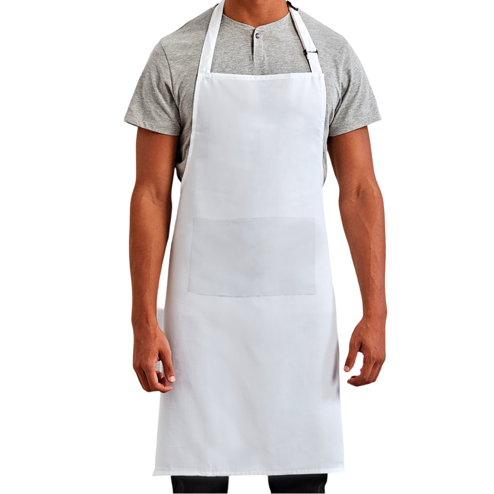 Tablier avec poche - Adulte - Blanc