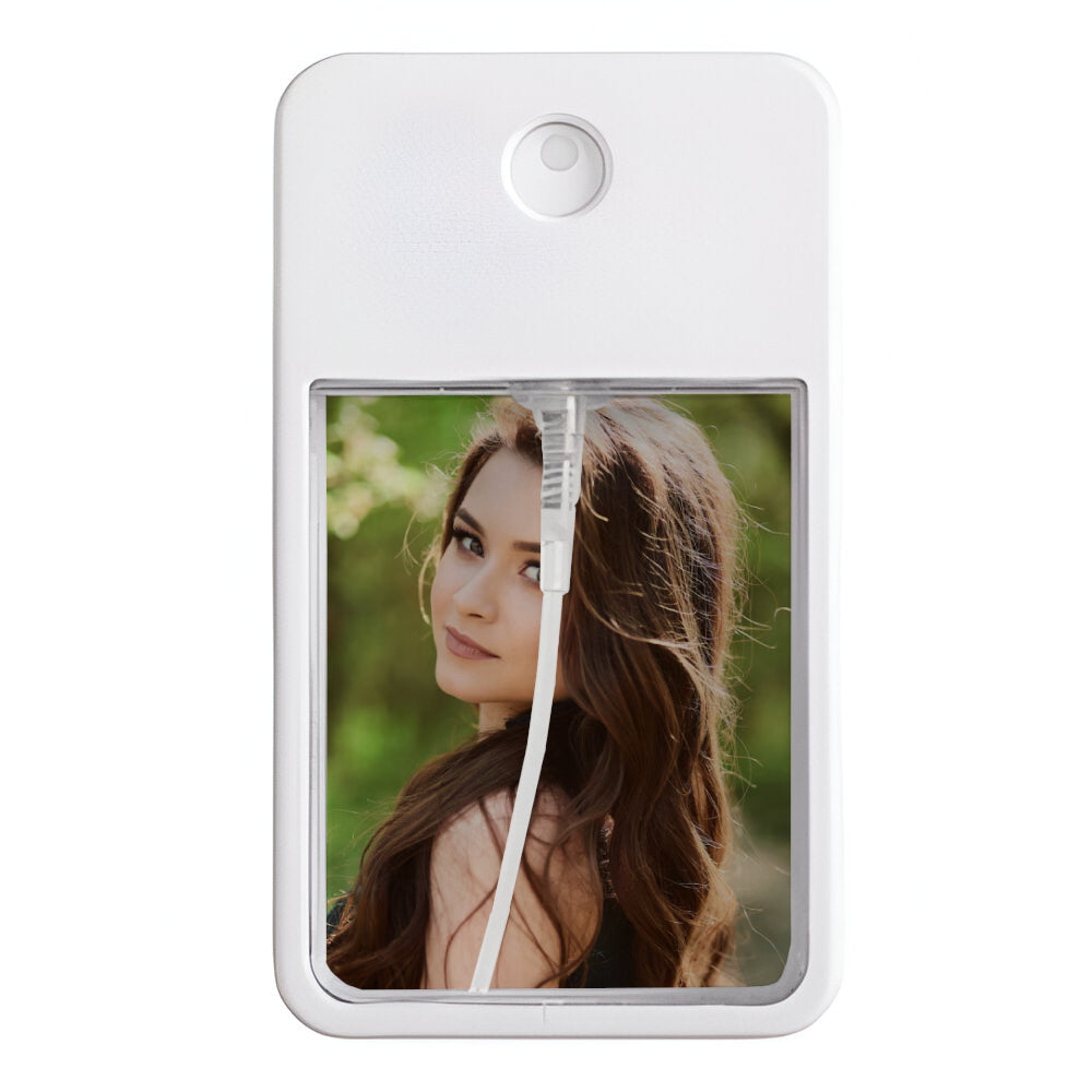 Sublimation Blank 30ml Reuseful Plastic Perfume Dispenser - White