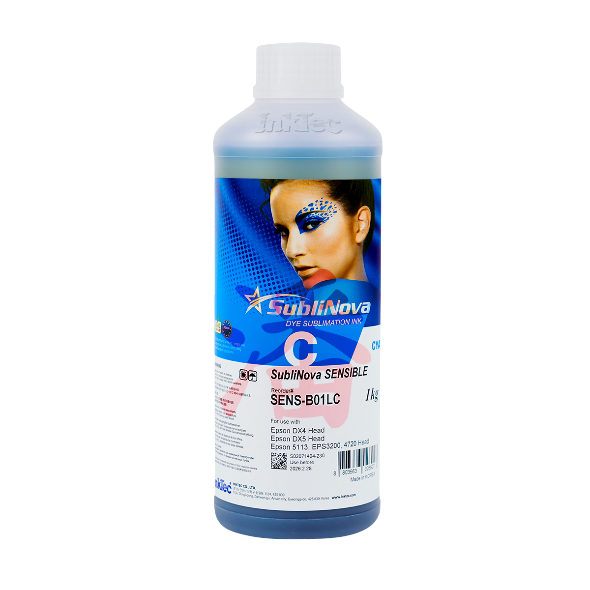 Encre de sublimation Sublisplash® EPN+ pour imprimantes Epson EcoTank - Noir - 80 ml