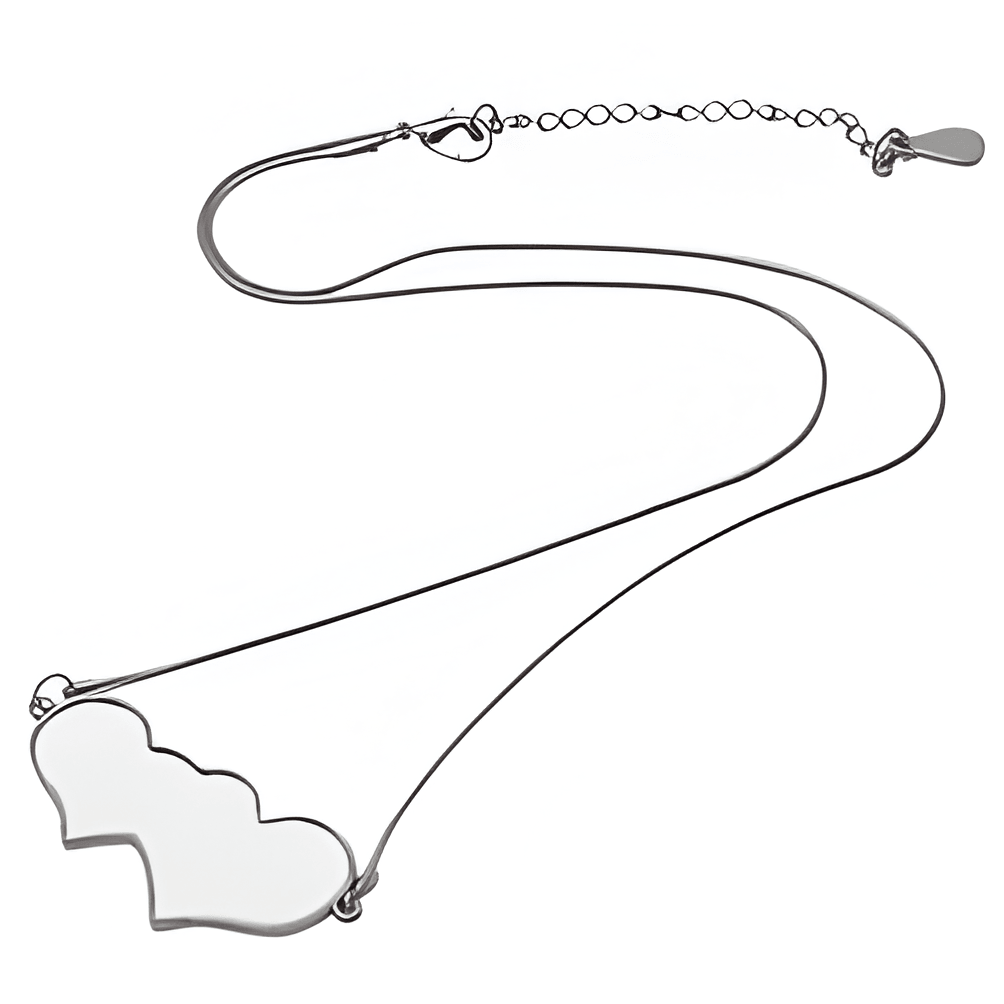 Bijoux - Pendentif - Joindre des coeurs avec un cordon