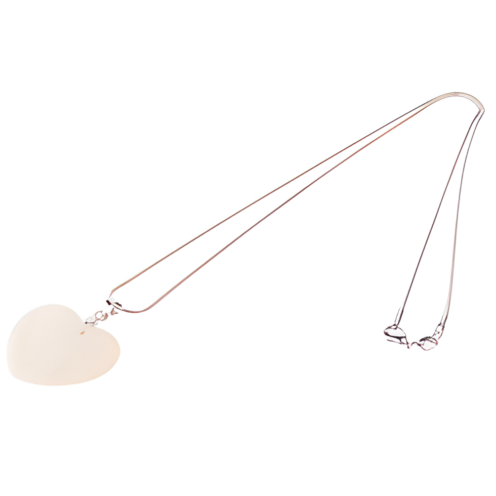 Bijoux - Collier - Coquillage véritable - Coeur