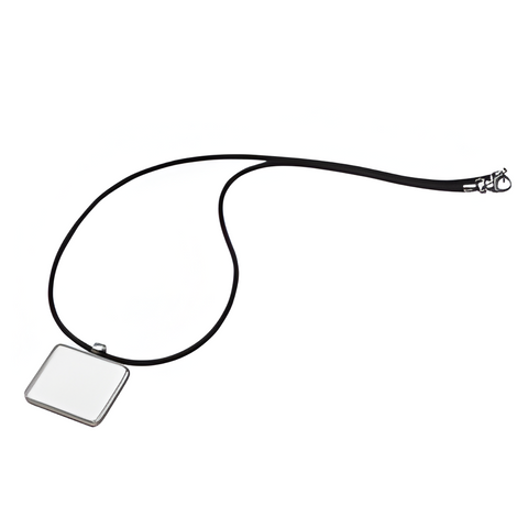Jewellery - Pendant - Square Shape with Cord