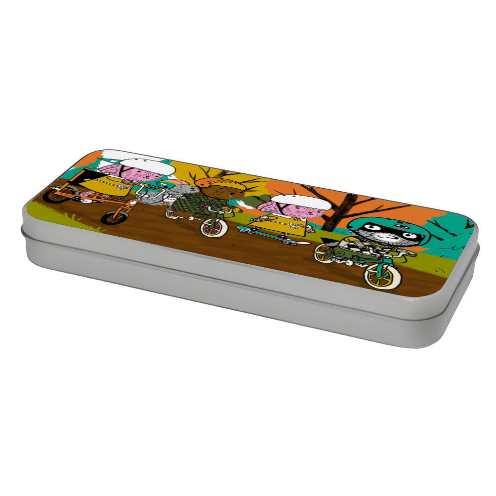 Sublimation Stationery / Pencil Tin - Silver