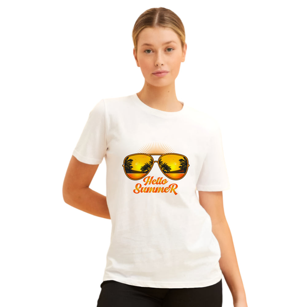 T-shirt à col rond en polycoton Subli-T Premium pour hommes